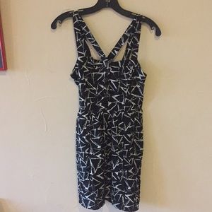 Black and white dress